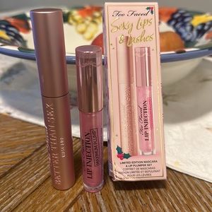 Too Faced Sexy Lips and Lashes Limited Edition Mascara & Lip Plumper set